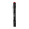 RS PRO LED High Performance Pen Torch Black 120 Lumens 134 mm Aluminium Body 239-7026