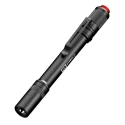 RS PRO LED High Performance Pen Torch Black 120 Lumens 134 mm Aluminium Body 239-7026