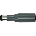 Lumberg NEB/J Straight DC Jack 3A, 34V, Length 36 mm, Nickel NES 1 GRAU