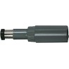 Lumberg NEB/J Straight DC Jack 3A, 34V, Length 36 mm, Nickel NES 1 GRAU