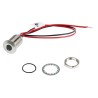 RS PRO Green Panel Mount Indicator 10.8V dc, 13.2V dc, 20mA, Lead Wire Termination, IP67, Flush Bezel 139-3352