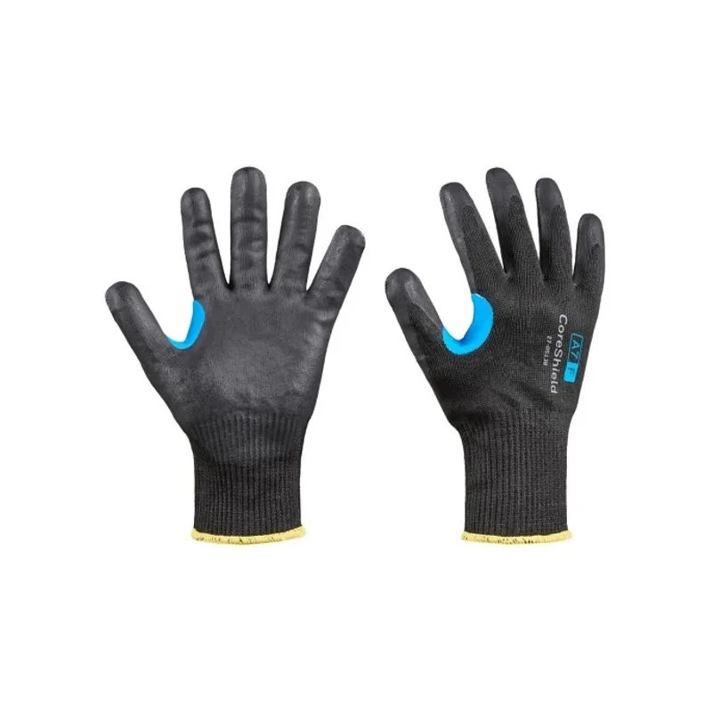 Honeywell Safety CoreShieldTM Black HPPE Gloves Size 8, Nitrile Foam Coating 27-0513B/8M