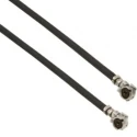 Amphenol RF AMC Series Coaxial Cable Male Right Angle to Male UFL 50 Ω 300 mm A-1PA-113-300B2