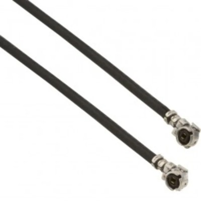 Amphenol RF AMC Series Coaxial Cable Male Right Angle to Male UFL 50 Ω 300 mm A-1PA-113-300B2