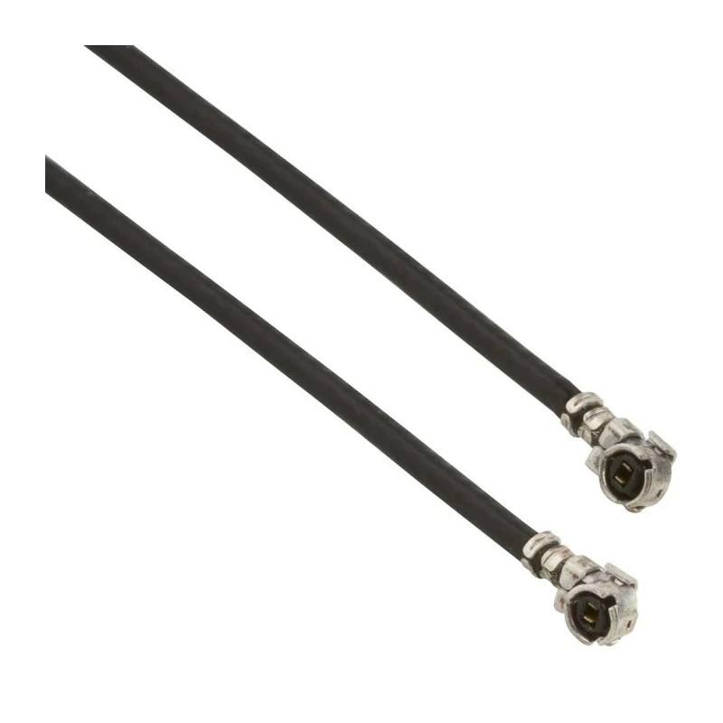 Amphenol RF AMC Series Coaxial Cable Male Right Angle to Male UFL 50 Ω 300 mm A-1PA-113-300B2