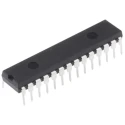 Microchip 12 bit AVR Microcontroller 24 MHz 64kB FLASH 28-Pin SPDIP AVR64DB28-I/SP
