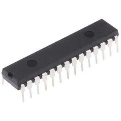 Microchip 12 bit AVR Microcontroller 24 MHz 64kB FLASH 28-Pin SPDIP AVR64DB28-I/SP