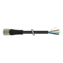 Murrelektronik Limited Female 5 way M12 Straight to Unterminated Power Cable 5 m 7000-P4221-P040500