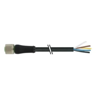 Murrelektronik Limited Female 5 way M12 Straight to Unterminated Power Cable 5 m 7000-P4221-P040500