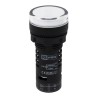 RS PRO Panel Mount Green and Red LED Indicator 22 mm Cutout 110V AC IP65 Round 144-1176