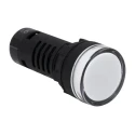 RS PRO Panel Mount Green and Red LED Indicator 22 mm Cutout 110V AC IP65 Round 144-1176