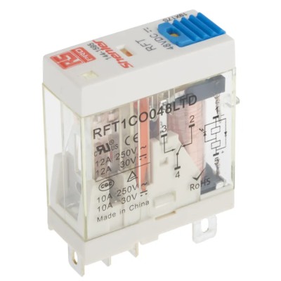 RS PRO Power Relay 48V Coil Voltage 12A Switching Current SPDT Model 144-1595