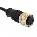 Bulgin Sensor Actuator Cable Female 8 Way Straight to Unterminated 5 Way Free End 1 m PXPTPU12FBF08ACL010PUR