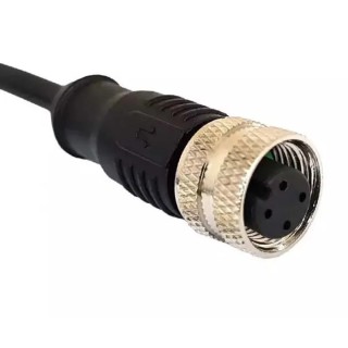 Bulgin Sensor Actuator Cable Female 8 Way Straight to Unterminated 5 Way Free End 1 m PXPTPU12FBF08ACL010PUR