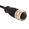 Bulgin Sensor Actuator Cable Female 8 Way Straight to Unterminated 5 Way Free End 1 m PXPTPU12FBF08ACL010PUR