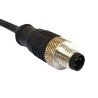 Bulgin Sensor Actuator Cable Male 5 Way Straight to Unterminated 3 Way Free End 1 m PXPTPU12FIM05ACL010PUR