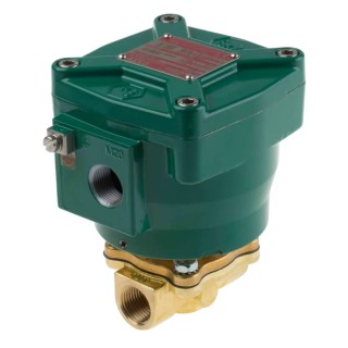 EMERSON ? ASCO Solenoid Valve 2 Port Normally Closed 230V AC 1/2 in G Aluminium Body NFETE210C094/230AC