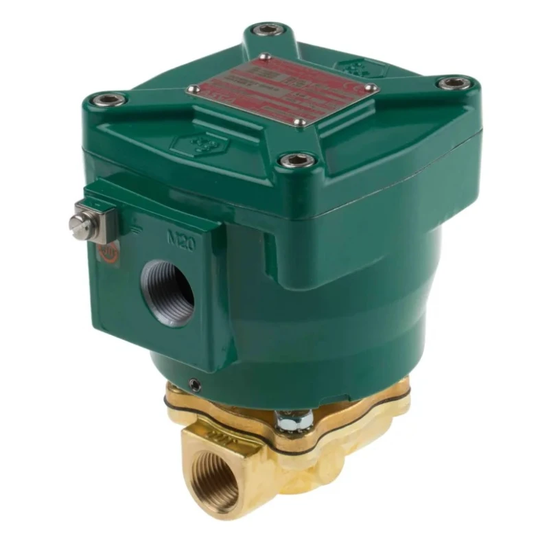 EMERSON ? ASCO Solenoid Valve 2 Port Normally Closed 230V AC 1/2 in G Aluminium Body NFETE210C094/230AC