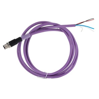 Phoenix Contact Screened Control Cable, 5 Cores 0.25mm² (24 AWG), Red Polyethylene Sheath, 48V AC, 2 m Length 1507421