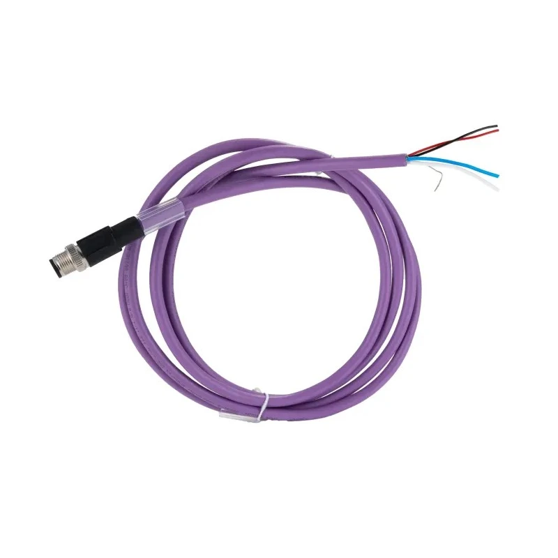 Phoenix Contact Screened Control Cable, 5 Cores 0.25mm² (24 AWG), Red Polyethylene Sheath, 48V AC, 2 m Length 1507421