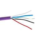Phoenix Contact Screened Control Cable, 5 Cores 0.25mm² (24 AWG), Red Polyethylene Sheath, 48V AC, 2 m Length 1507421