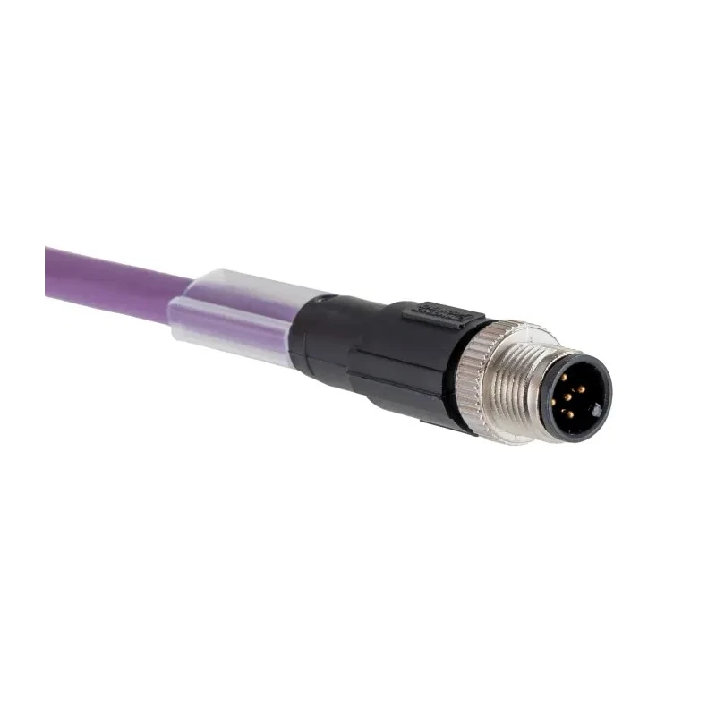 Phoenix Contact Screened Control Cable, 5 Cores 0.25mm² (24 AWG), Red Polyethylene Sheath, 48V AC, 2 m Length 1507421