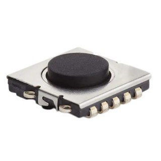APEM Black Round Tactile Switch, 1 mm Actuator Length, SPST 50mA 24 V dc Surface Mount IP67 IP67 