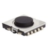 APEM Black Round Tactile Switch, 1 mm Actuator Length, SPST 50mA 24 V dc Surface Mount IP67 IP67