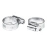 RS PRO Mild Steel Hex Screw Worm Drive Hose Clip 11 mm to 16 mm ID Zinc Plated 145-0244