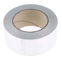 RS PRO Non-Conductive Metallic Tape 50mm x 45m Acrylic Adhesive Aluminium Foil Backed 110°C Max 146-8961