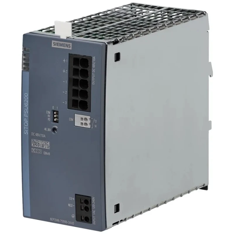 Siemens SITop Switched Mode DIN Rail Power Supply 240V AC/DC Input, 48V DC Output 10A 480W 6EP3346-7SB00-3AX0