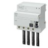 Siemens SENTRON Residual Current Circuit Breaker 100A, 4-Pole, 1000mA Trip Sensitivity, Type A, 400V AC 5SM2847-8