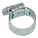 RS PRO Mild Steel Zinc Plated Hex Screw Worm Drive Hose Clip 18mm to 25mm ID 25mm Band Width 145-0247
