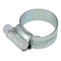 RS PRO Mild Steel Zinc Plated Hex Screw Worm Drive Hose Clip 18mm to 25mm ID 25mm Band Width 145-0247