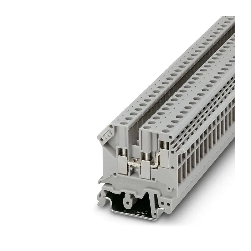 Phoenix Contact Feed Through Terminal Block 3 Positions, 1-Level, Screw Termination, 4 mm², Grey, 500V, 32A, ATEX 1923021