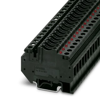 Phoenix Contact Fuse Modular Terminal Block UK 6-FSI/C-LED12 Series, Brown, 6mm², 2-Level, Screw Termination 3001925