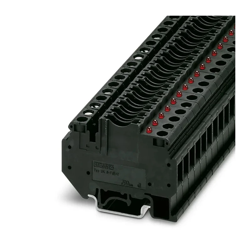 Phoenix Contact Fuse Modular Terminal Block UK 6-FSI/C-LED12 Series, Brown, 6mm², 2-Level, Screw Termination 3001925