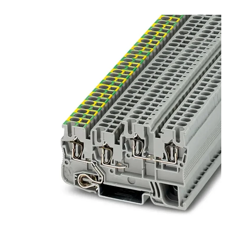 Phoenix Contact 5/3-PE/B/L STIO 2 Series Terminal Block Grey 2.5mm² 4-Level Spring Cage 3209044