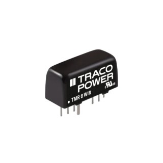 TRACOPOWER DC/DC Converter 3.3V DC 1.5A Output 75V DC Input 18V Input 6W Power Through Hole SIP Package +100°C TMR 6-4810WIR