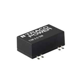 TRACOPOWER DC/DC Converter 12V dc 292 mA 3.5W Surface Mount TIM 3.5-1212SM