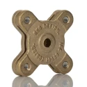 WJ Furse Copper Earth Clamp Max. Conductor Size 50 mm² Height 3mm Width 25mm 7TCA083610R0010 CT105-H