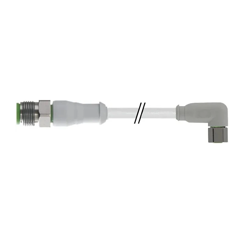 RS PRO Male 3 way Right Angle to Female 3 way Straight Sensor Actuator Cable 5m 60V AC/IP65 IP67 154-7774