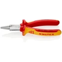 Knipex Flat Nose Plier 160mm Overall Round VDE/1000V Approved, 30mm Jaw 22 06 160