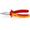 Knipex Flat Nose Plier 160mm Overall Round VDE/1000V Approved, 30mm Jaw 22 06 160