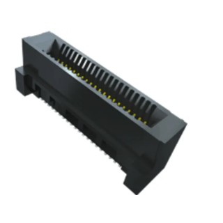 Samtec Vertical Edge Connector Female Surface Mount 80 Contacts 0.8 mm Pitch 2 Row Gold Plated HSEC8-PE