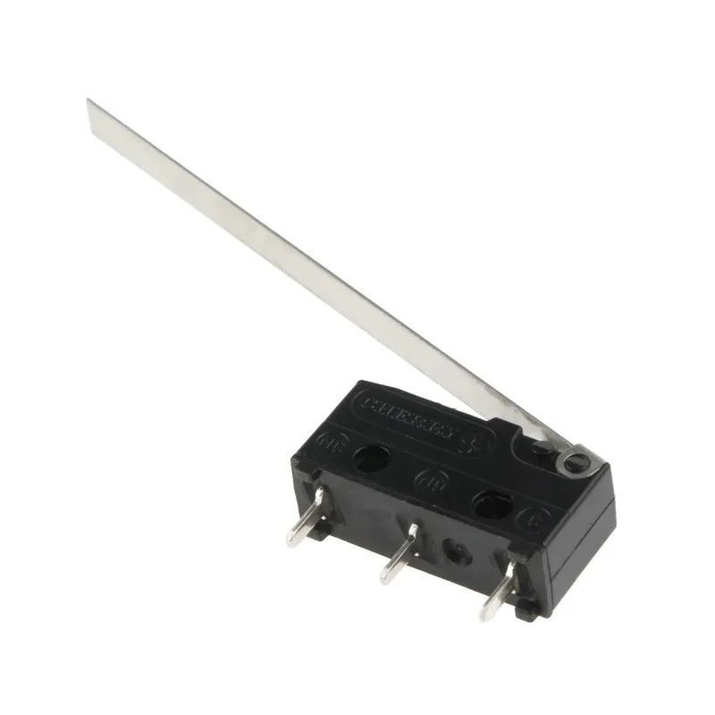 ZF Long Hinge Lever Micro Switch, Through Hole Terminal, 6A, 250 V AC, SPDT, IP50 DB1C-C1LD