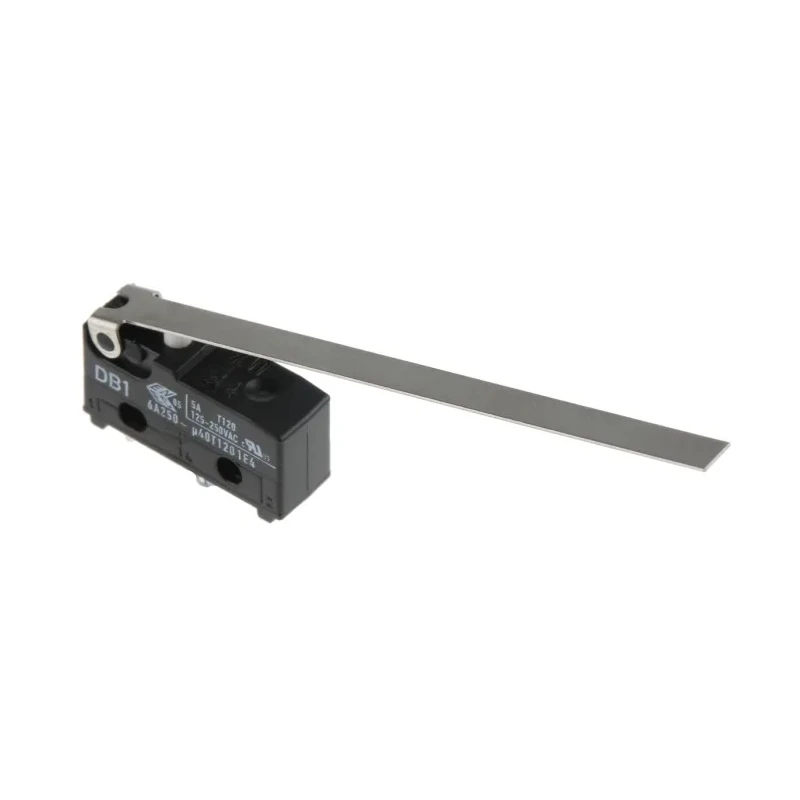 ZF Long Hinge Lever Micro Switch, Through Hole Terminal, 6A, 250 V AC, SPDT, IP50 DB1C-C1LD
