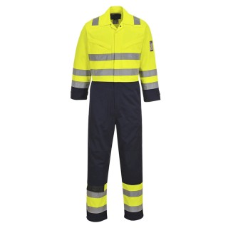 Portwest Yellow Reusable Hi Vis Flame Retardant Coverall Overalls 2XL Chest 146 cm 161-1968