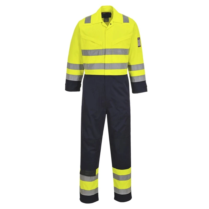Portwest Yellow Reusable Hi Vis Flame Retardant Coverall Overalls 2XL Chest 146 cm 161-1968