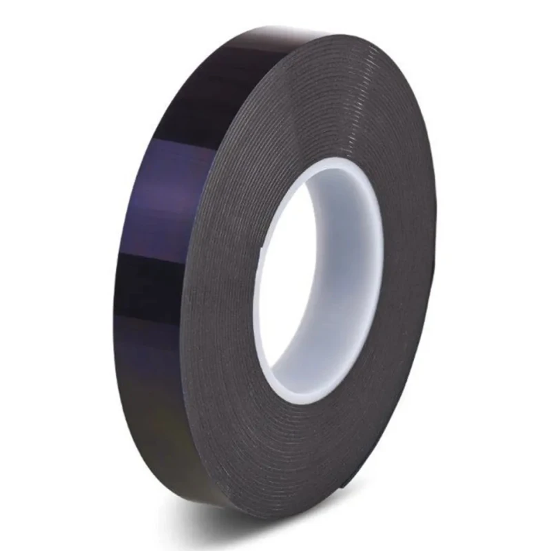 Hi-Bond Black Foam Tape Hi-PORSEAL HPS040B Double Sided Acrylic Adhesive, 25mm x 33m, 0.4mm Thick HPS040B